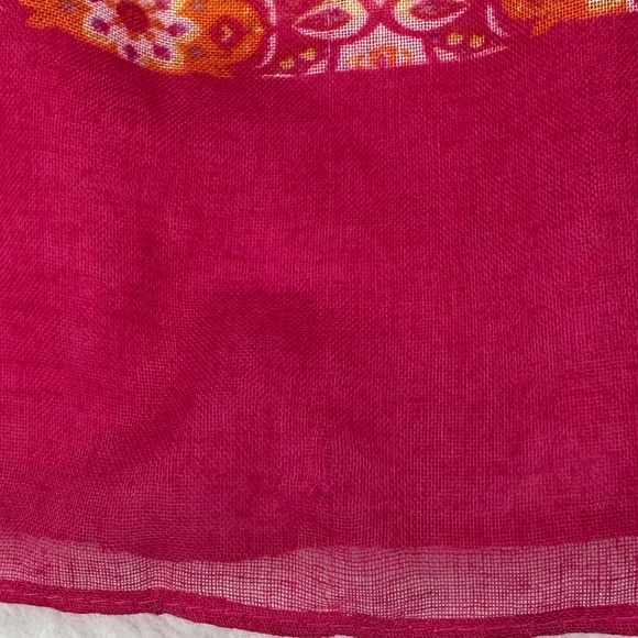 💥3/$20 Charming Charlie Scarves Bundle Pink & Teal- OR use as table runners - Picture 5 of 15